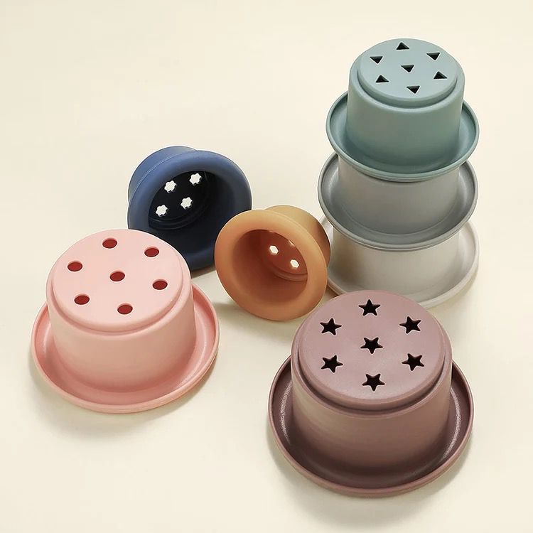 Silicon  Stacking Cup Toys