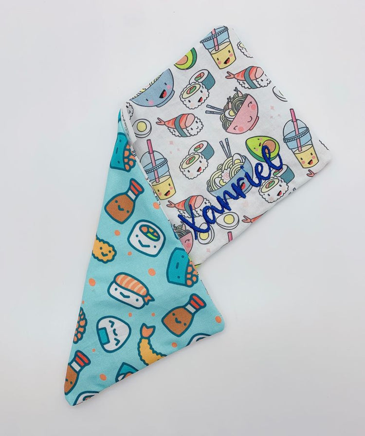 Customized Dual Fabrics Beansprout Husk Pillow