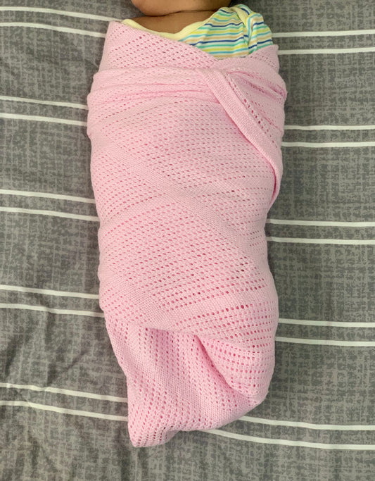 Cellular Blanket/Swaddle