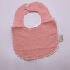 Baby pom pom cotton muslin bib