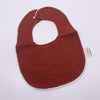 Baby pom pom cotton muslin bib