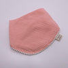 Baby pom pom double layer cotton muslin bib