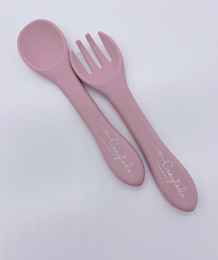 Baby utensils with casing